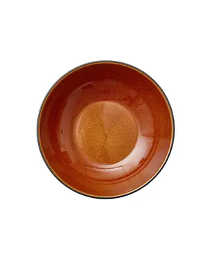 Bitz Bord diep Ø 20cm Bitz Gastro zwart/amber