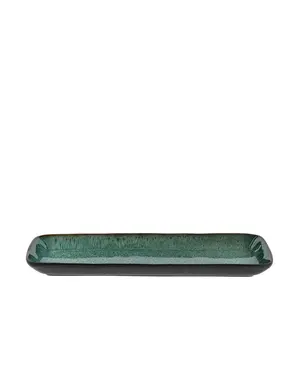 Bitz Serveerschaal rechthoekig 38x14cm Bitz Gastro zwart/groen