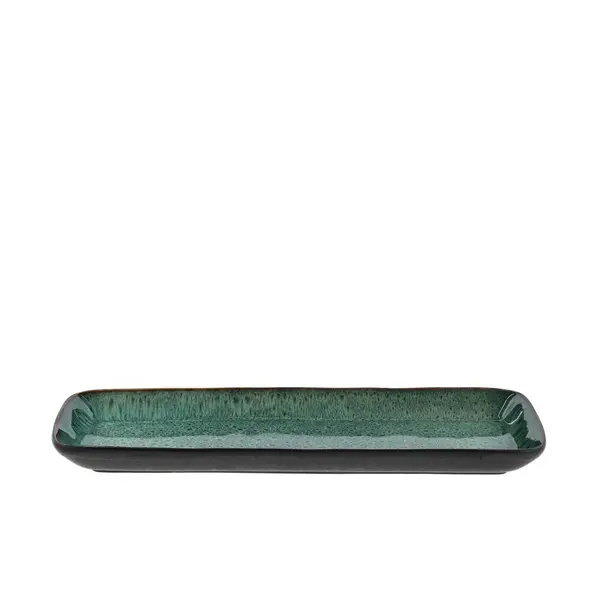 Bitz Serveerschaal rechthoekig 38x14cm Bitz Gastro zwart/groen