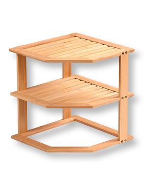 Kesper Keukenrek hoek 2-laags bamboe