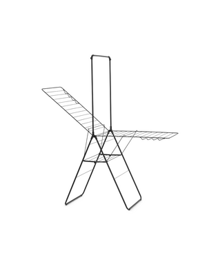 Brabantia HangOn Droogrek 25 meter met stang Matt Black