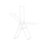 Brabantia HangOn Droogrek 25 meter met stang White