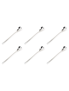 BonBistro Longdrinklepel - Sorbetlepel Amberes set van 6