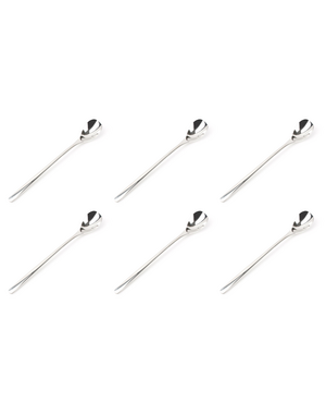 BonBistro Longdrinklepel - Sorbetlepel Amberes set van 6