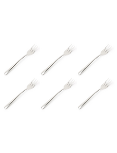 BonBistro Taartvork - Cocktailvork Amberes set van 6