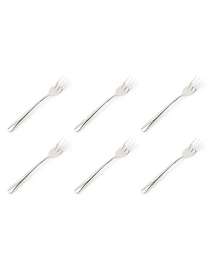 BonBistro Taartvork - Cocktailvork Amberes set van 6