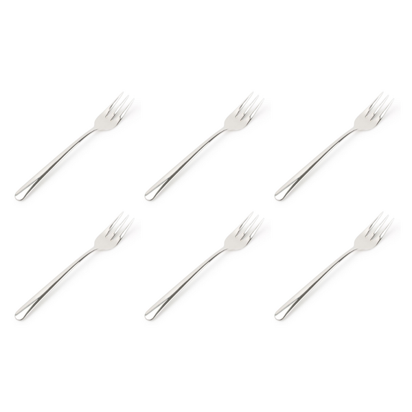 BonBistro Taartvork - Cocktailvork Amberes set van 6
