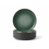 Bitz Bord plat Ø 21cm Bitz Gastro zwart/groen set van 6