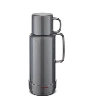  Isoleerfles 1L zilvergrijs Rotpunkt