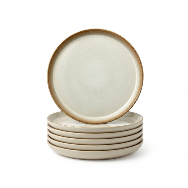 Bitz Bord plat Ø 27cm Bitz Gastro crème set van 6