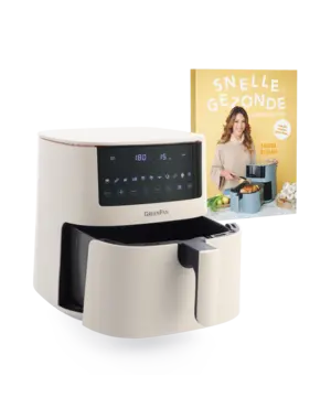 Greenpan Airfryer XXL 1 Basket 7,2L Cream Bistro Greenpan + Gratis kookboek