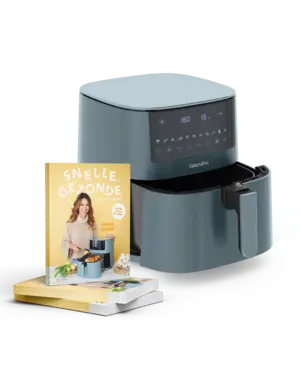 Greenpan Airfryer XXL 1 Basket 7,2L Smokey Blue Bistro Greenpan + Gratis kookboek