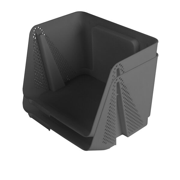 Sunware Opbergbak maat M Stackable Sigma Home antraciet set van 2