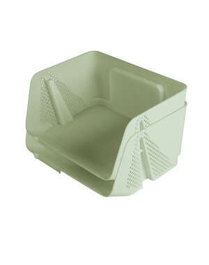 Sunware Opbergbak S Stackable Sigma Home lichtgroen set/2