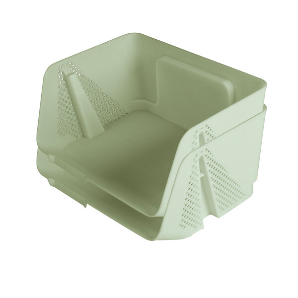 Sunware Opbergbak maat S Stackable Sigma Home lichtgroen set van 2