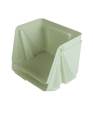Sunware Opbergbak M Stackable Sigma Home lichtgroen set/2