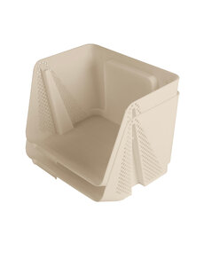 Sunware Opbergbak maat M Stackable Sigma Home beige set van 2