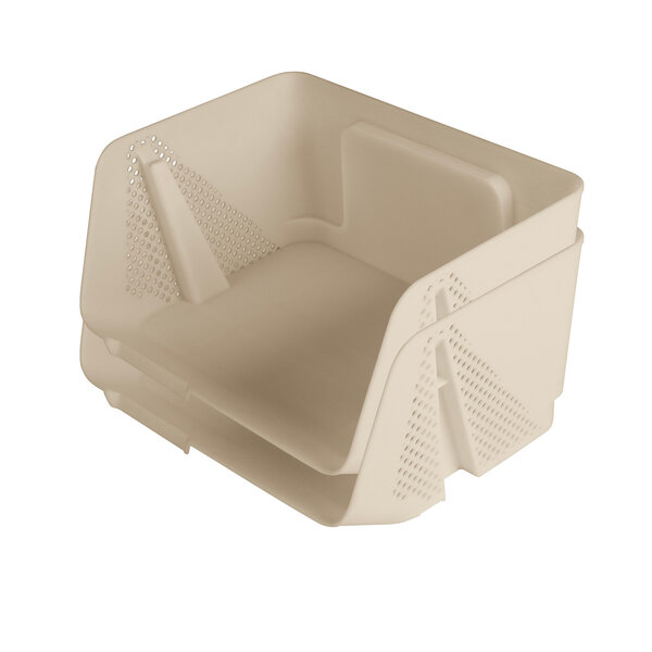 Sunware Opbergbak maat S Stackable Sigma Home beige set van 2