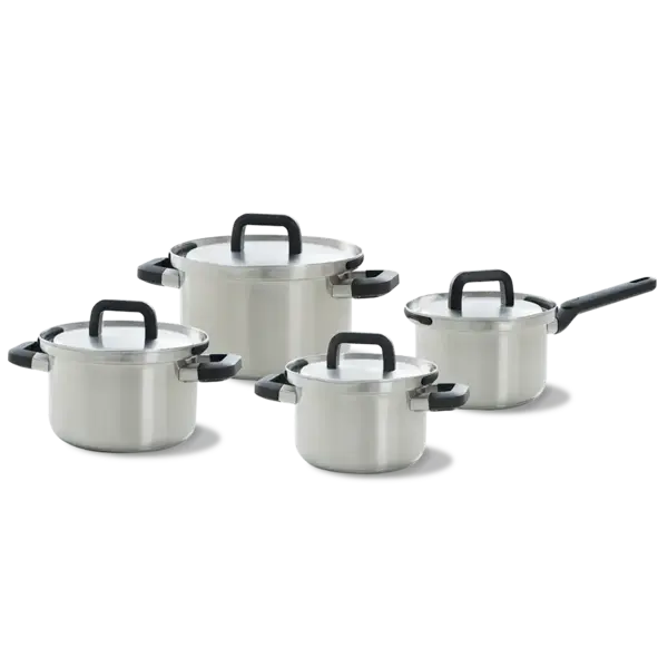 BK Cookware Kookset 4-delig BK Flow Cool met afgietsysteem