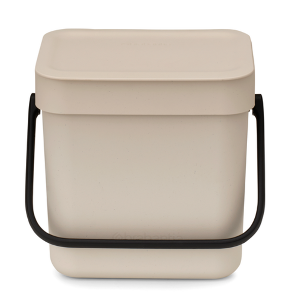 Brabantia Afvalemmer Sort & Go 3 liter Beige