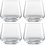 Schott-Zwiesel Whiskyglas groot 0,389L Schott-Zwiesel Pure set 4 stuks
