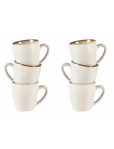 Bitz Mok 19cl Bitz Gastro crème set van 6