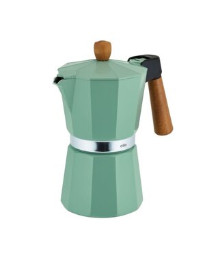  Percolator 6 kops groen Legno