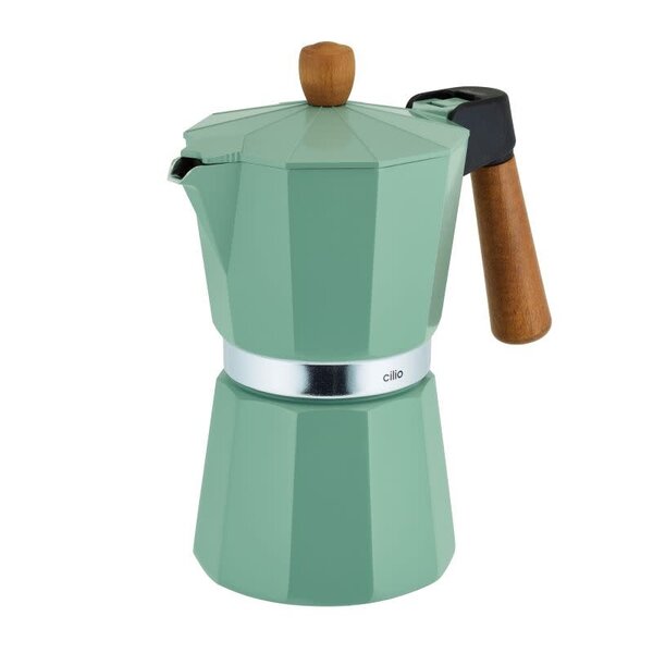 Percolator 6 kops groen Legno