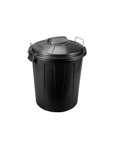 HegaHogar Afvalbak 51L kunststof zwart