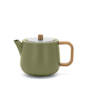 Bredemeijer Theepot 1,1L Duet Design Facet khaki green