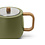 Bredemeijer Theepot 1,1L Duet Design Facet khaki green
