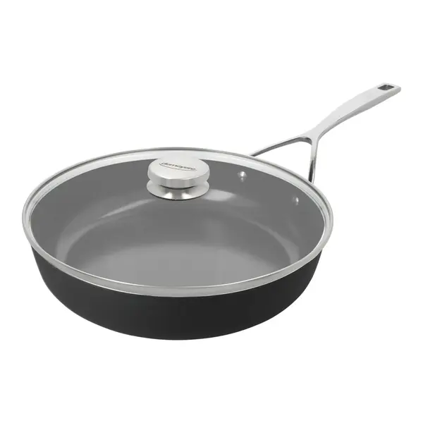Demeyere Hapjespan/Koekenpan met hoge rand en deksel Ceraforce 24 cm Alu Pro 5 Ceramic