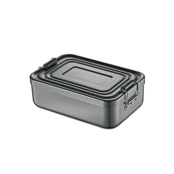 Kuchen Profi Lunchbox 18x12x5cm Aluminium Antraciet