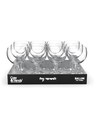 Cosy & Trendy Wijnglas Ballon 25cl Cosy Moments set 12 stuks