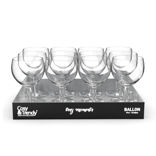 Cosy & Trendy Wijnglas Ballon 25cl Cosy Moments set 12 stuks