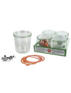 Weck Inmaakglas set 4 stuks conisch 500 ml
