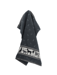 Bunzlau Castle Keukendoek Dog Anthracite