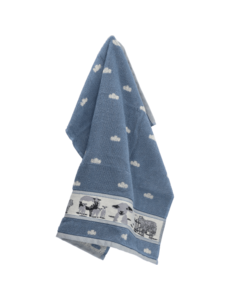 Bunzlau Castle Keukendoek Sheep Grey-Blue