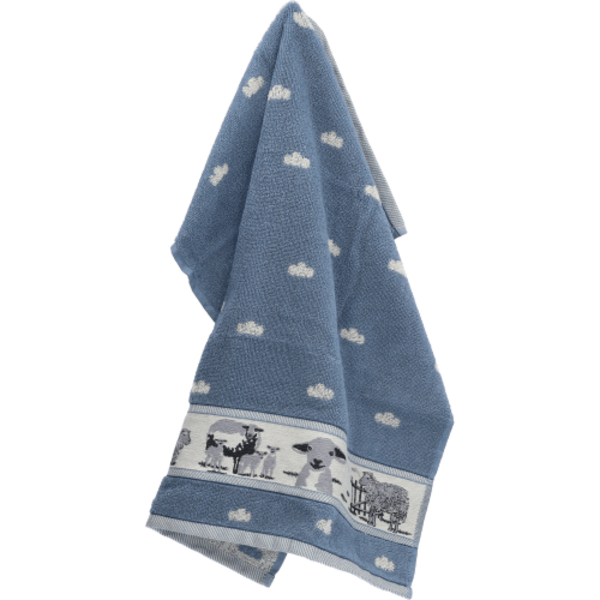 Bunzlau Castle Keukendoek Sheep Grey-Blue