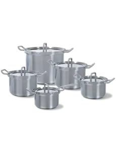 BK Cookware Kookset 5-delig BK Q-Linair Master glas deksel