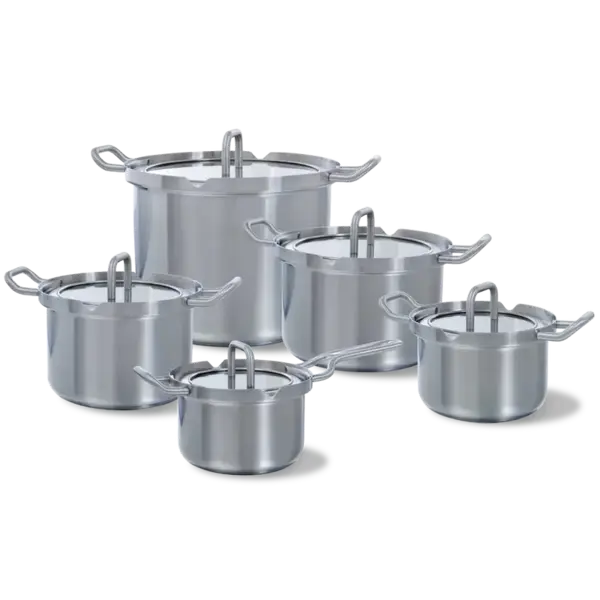 BK Cookware Kookset 5-delig BK Q-Linair Master glas deksel