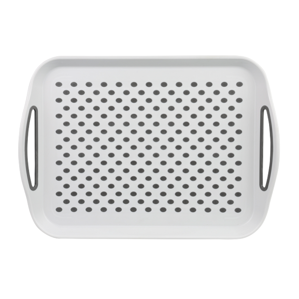 Kesper Dienblad met antislip wit 41,5x28,5cm
