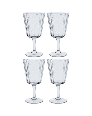 Laura Ashley Wijnglas 36cl set/4 helder Laura Ashley