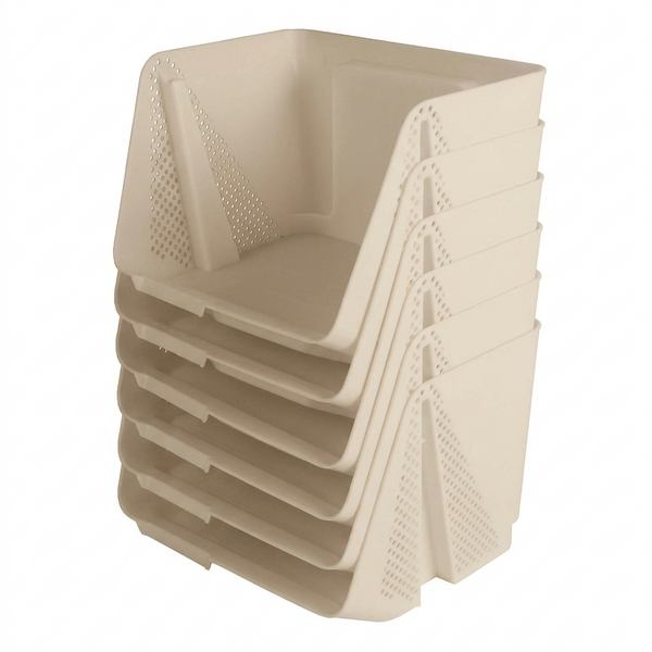 Sunware Opbergbak M Stackable Sigma Home beige set/6
