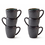 Bitz Mok 19cl Bitz Gastro zwart/groen set van 6