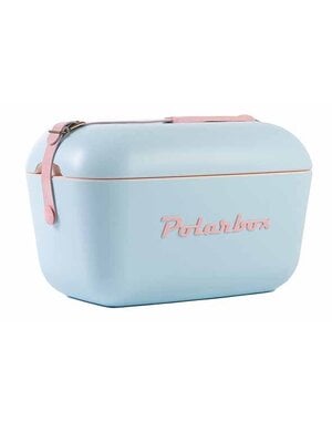  Koelbox 12L lichtblauw/roze Polarbox