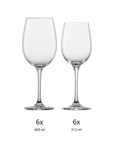 Schott-Zwiesel Wijnglazenset 12-delig Classico rood + wit