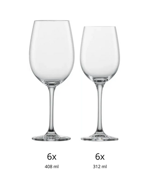Schott-Zwiesel Wijnglazenset 12-delig Classico rood + wit