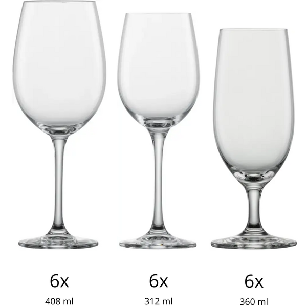 Schott-Zwiesel Glazenset 18-delig Classico