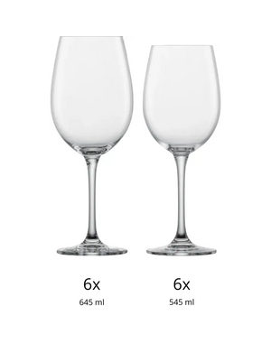 Schott-Zwiesel Wijnglazenset 12-delig Classico rood + water